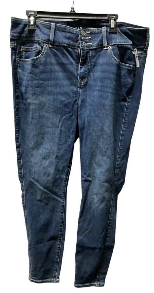 Jeans Jeggings By Torrid In Blue Denim, Size: 16
