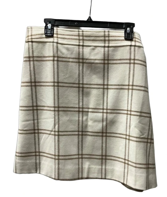 Skirt Mini & Short By J. Crew In Plaid Pattern, Size: 16