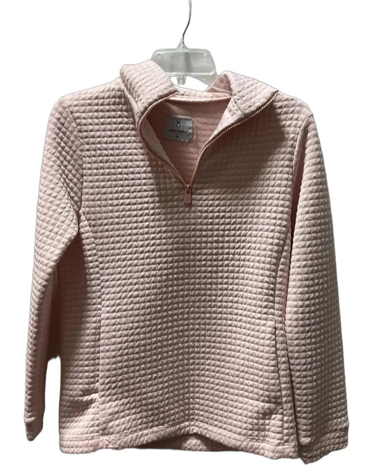 Athletic Top Long Sleeve Collar By Cmc In Pink, Size: Xs