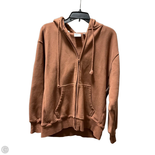 Sweatshirt Hoodie By Tna In Orange, Size: S