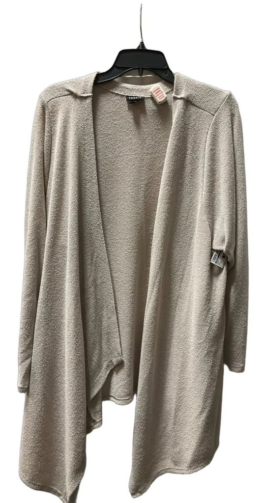 Cardigan By Torrid In Cream, Size: 3x