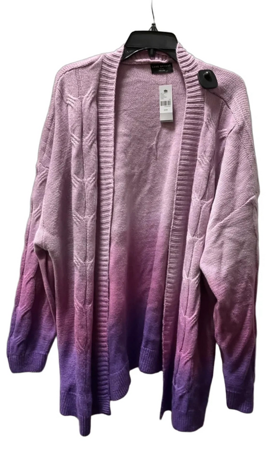 Cardigan By Lane Bryant In Purple, Size: 2x