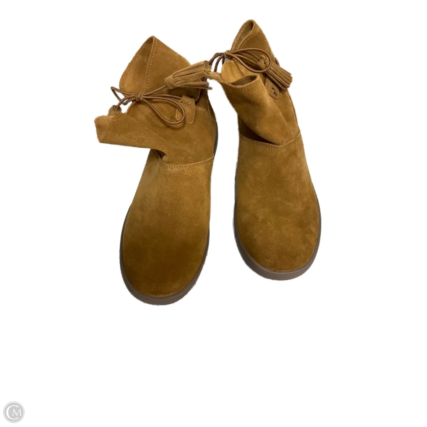 Boots Ankle Flats By Koolaburra By Ugg In Bronze, Size: 8
