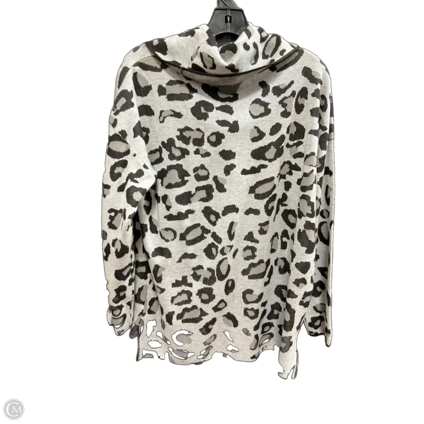 Sweater By Calvin Klein In Animal Print, Size: L