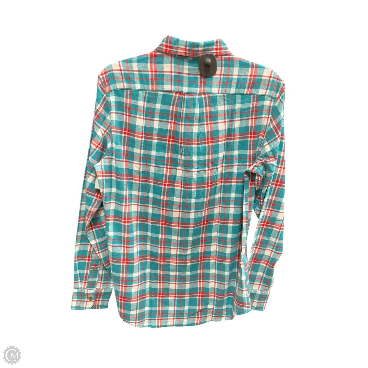 Blouse Long Sleeve By J. Crew In Teal, Size: S