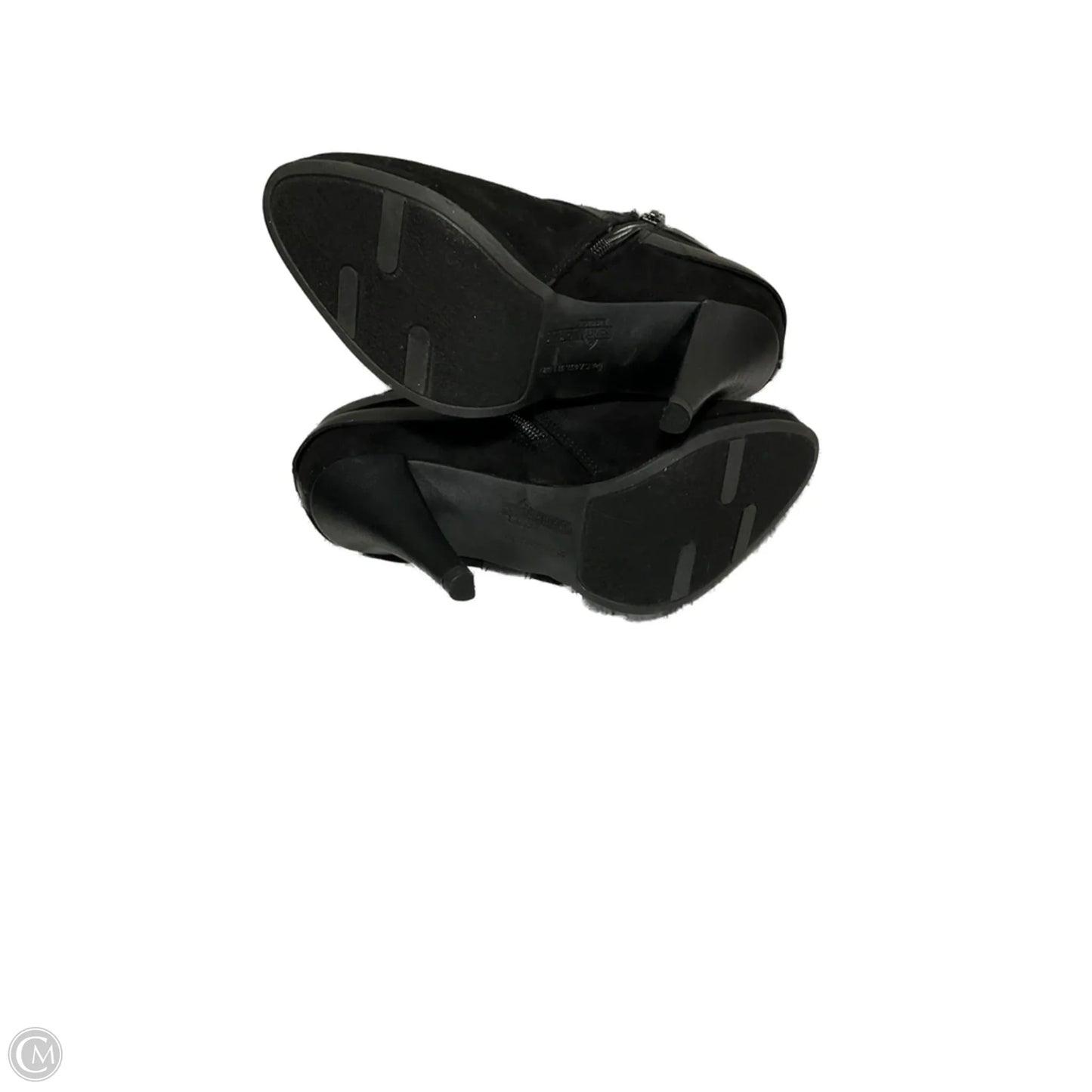 Boots Ankle Heels By Fergalicious In Black, Size: 7.5