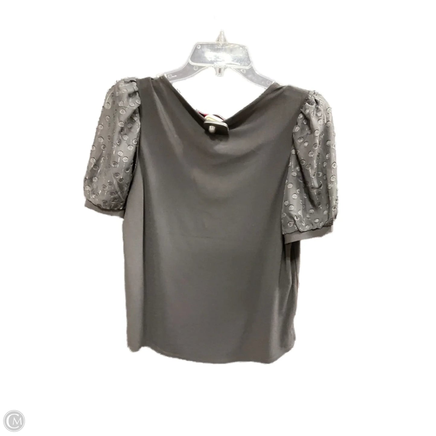 Top Short Sleeve By Love Scarlett In Black, Size: M