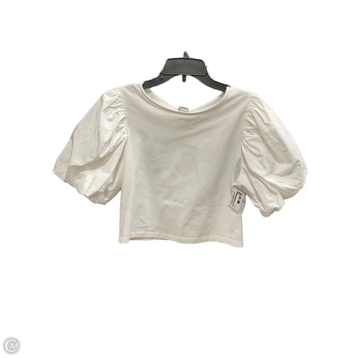 Top Short Sleeve By A New Day In White, Size: S