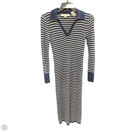 Dress Casual Maxi By Loft In Navy, Size: Sp