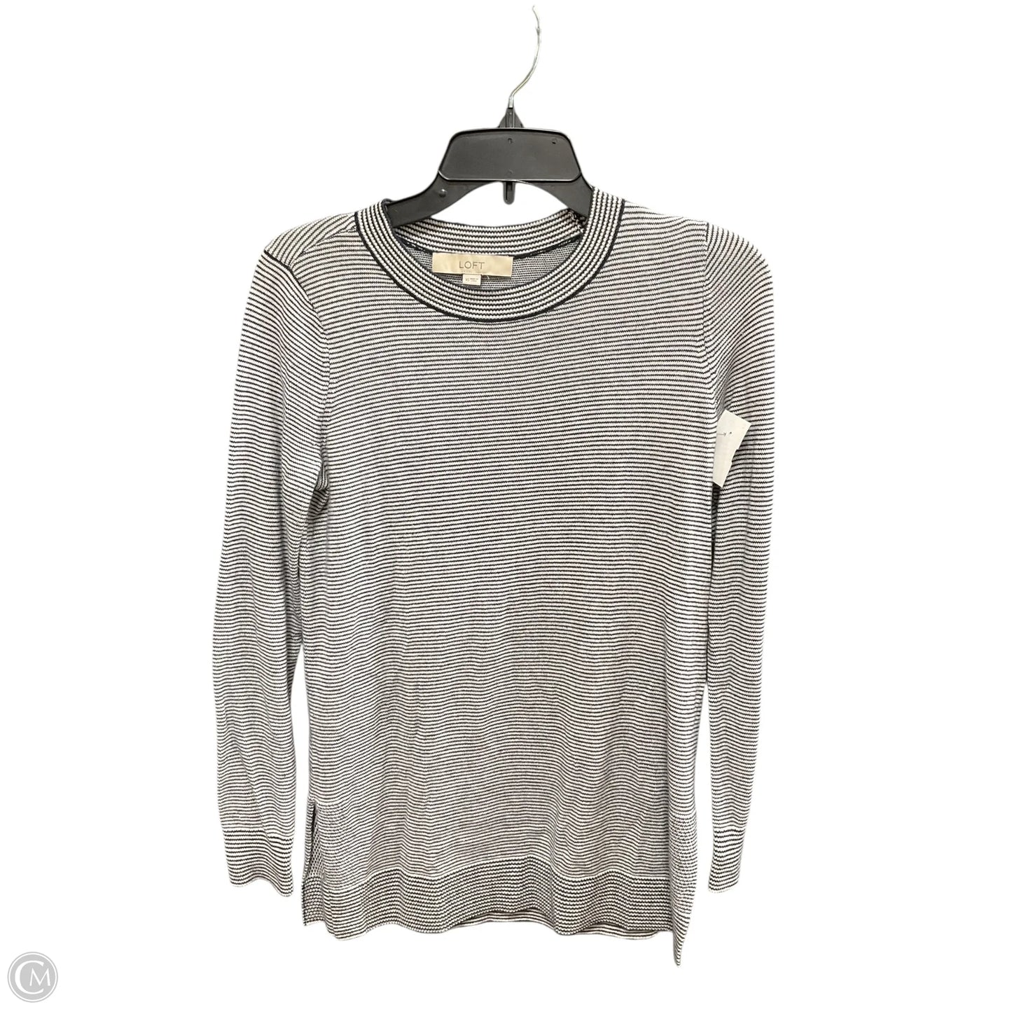 Top Long Sleeve By Loft In Navy, Size: Xs