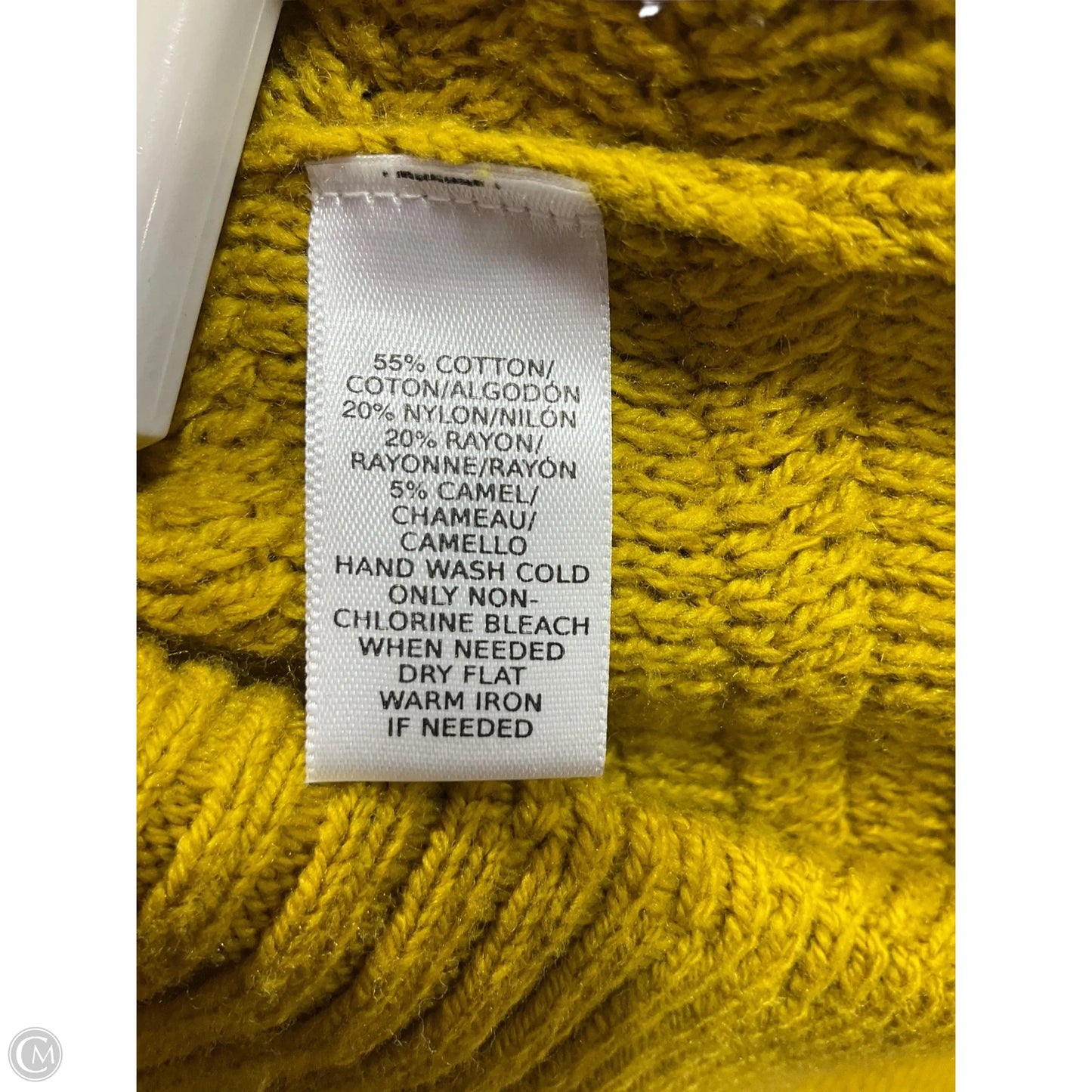 Sweater By Loft In Yellow, Size: S