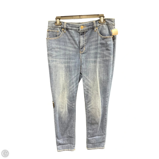 Jeans Skinny By Chicos In Blue Denim, Size: 6