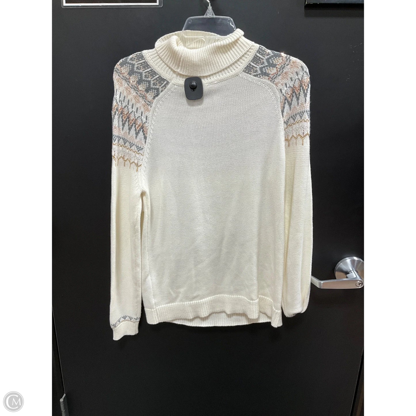 Sweater By Alya In Grey & White, Size: S