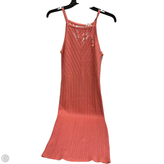 Dress Casual Midi By Old Navy In Coral, Size: S