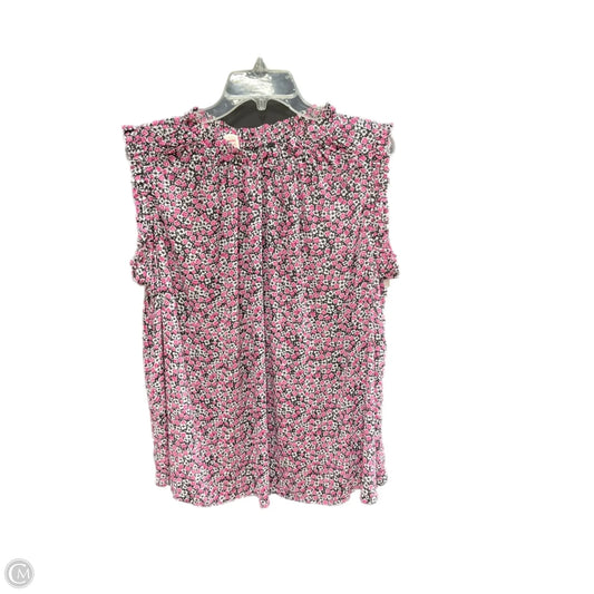 Top Sleeveless By Rachel Zoe In Floral Print, Size: L