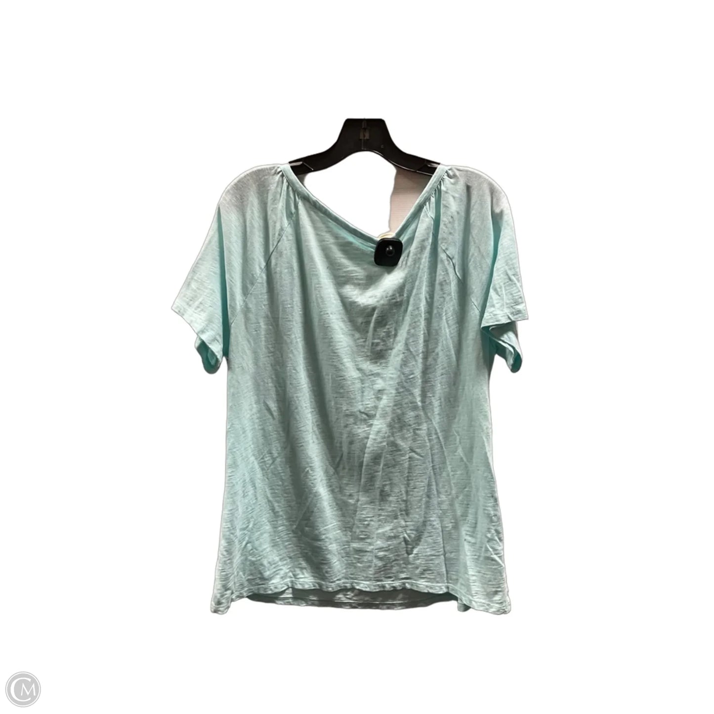 Top Short Sleeve By Talbots In Blue, Size: Lp