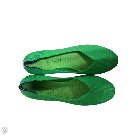Shoes Flats By Rothys In Green, Size: 12