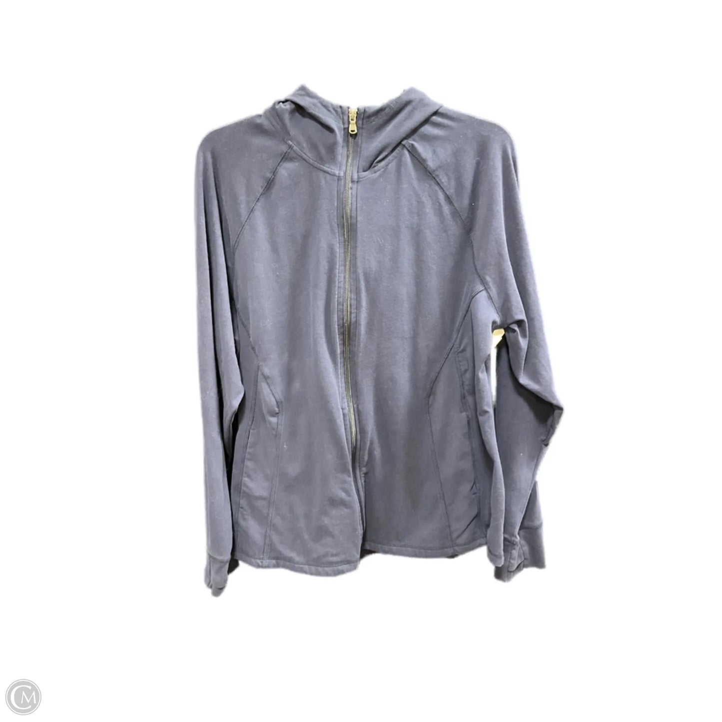 Athletic Jacket By Tek Gear In Navy, Size: 1x