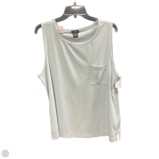 Top Sleeveless By Ann Taylor In Blue, Size: Xl