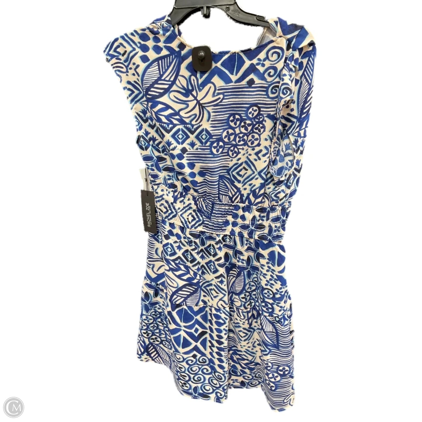 Dress Casual Midi By Rachel Zoe In Blue & White, Size: M