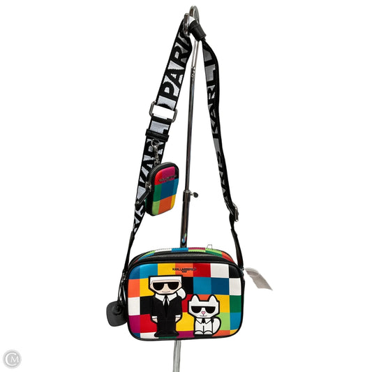 Crossbody Designer By Karl Lagerfeld, Size: Medium
