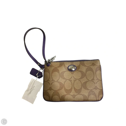 Wristlet Designer By Coach, Size: Small