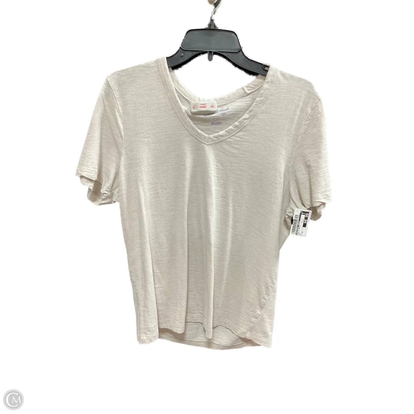 Top Short Sleeve Basic By Universal Thread In Grey, Size: M