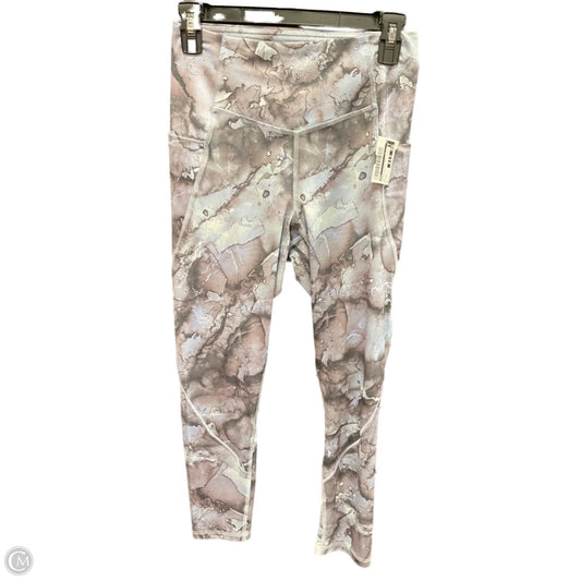 Athletic Leggings By Flx In Blue & Grey, Size: M