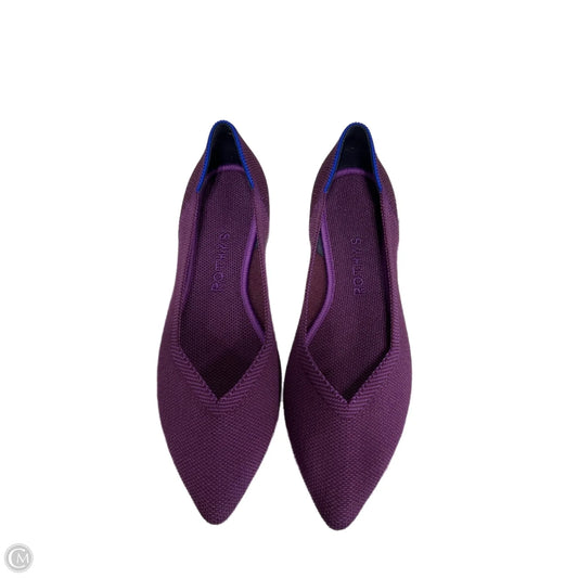 Shoes Flats By Rothys In Purple, Size: 7