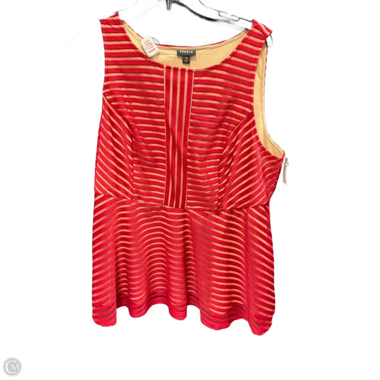 Top Sleeveless By Torrid In Red, Size: Xl