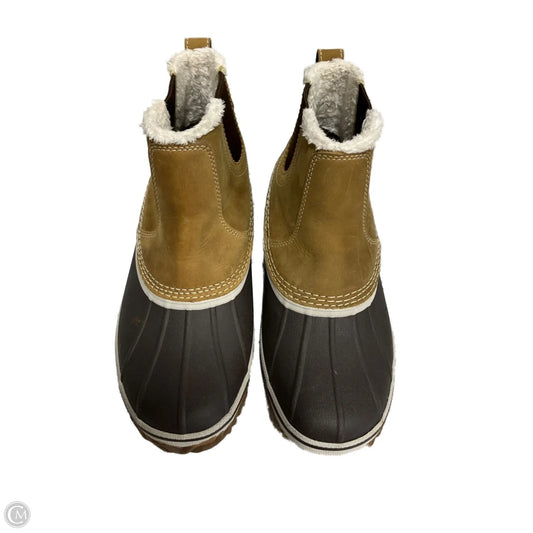 Boots Snow By Eddie Bauer In Grey & Tan, Size: 9