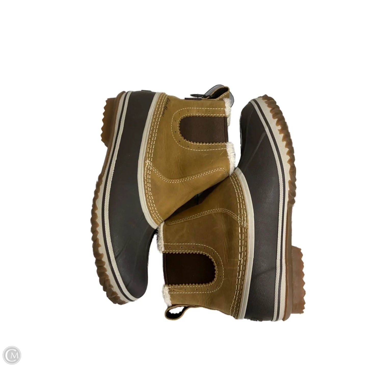 Boots Snow By Eddie Bauer In Grey & Tan, Size: 9