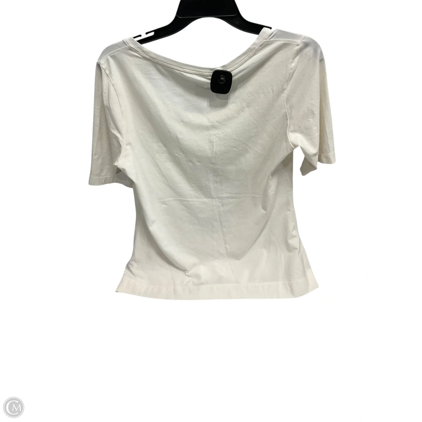Athletic Top Short Sleeve By Athleta In White, Size: M