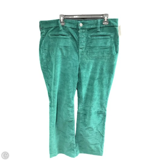 Pants Corduroy By Torrid In Green, Size: 18