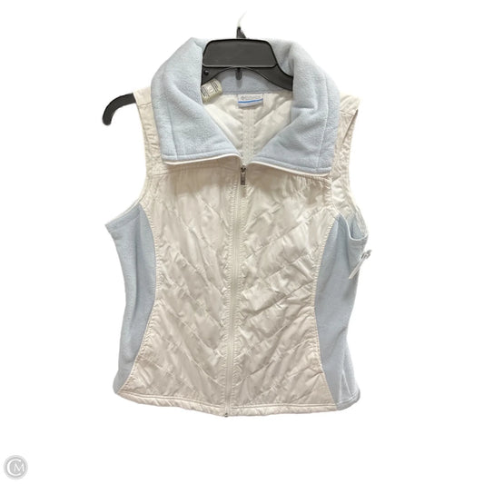 Vest Fleece By Columbia In Blue & White, Size: M