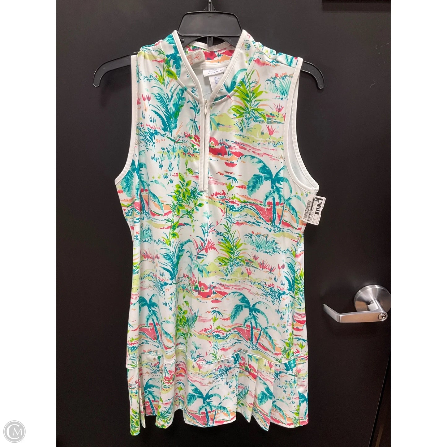 Dress Casual Short By Sigrid Olsen In Tropical Print, Size: L