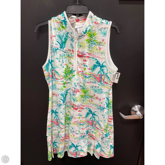 Dress Casual Short By Sigrid Olsen In Tropical Print, Size: L