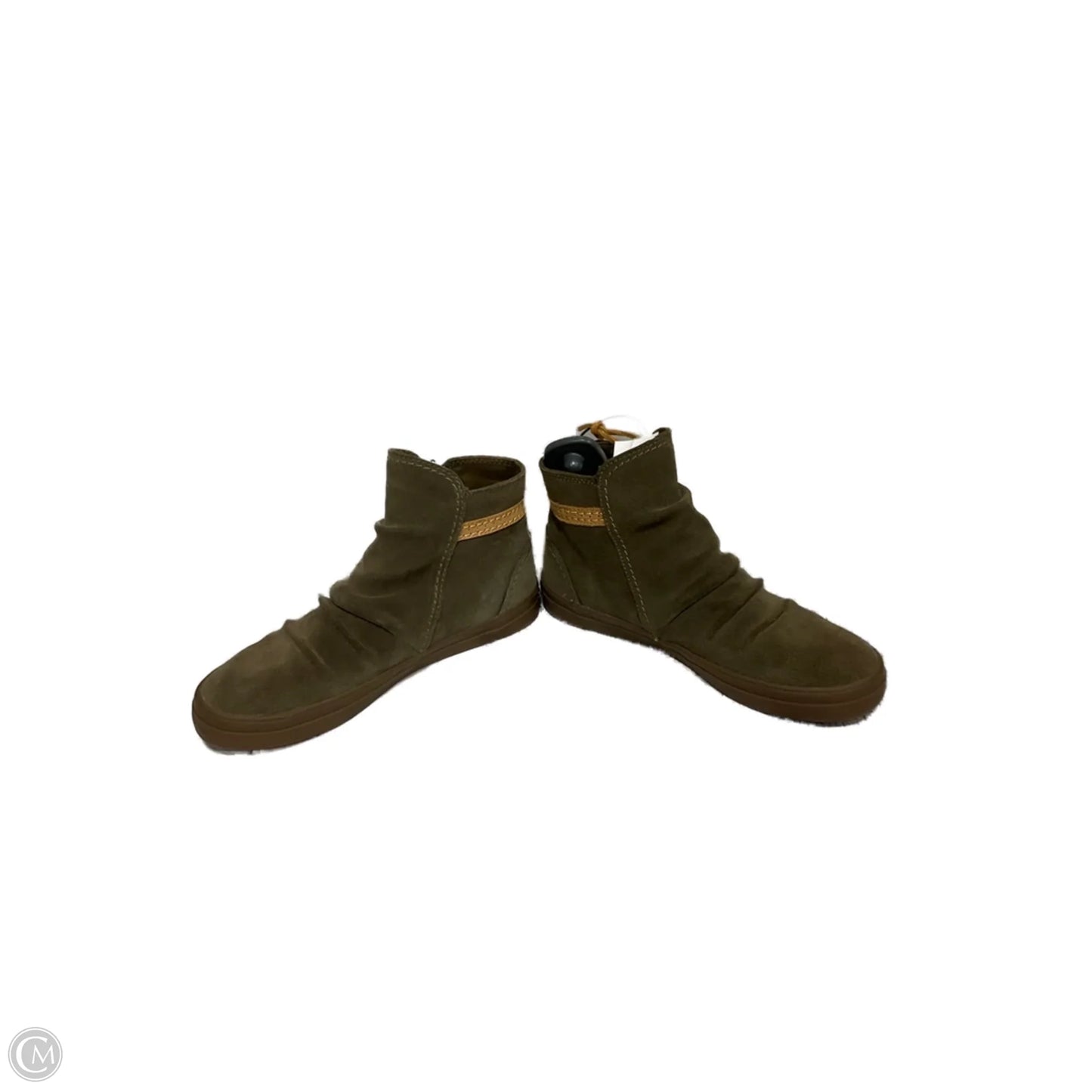 Boots Ankle Flats By Sperry In Green, Size: 6