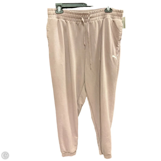 Athletic Pants By Puma In Mauve, Size: L