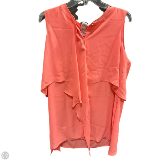 Top Sleeveless By Joseph Ribkoff In Peach, Size: 12
