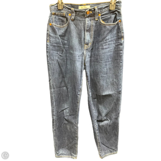 Jeans Straight By Madewell In Blue Denim, Size: 2