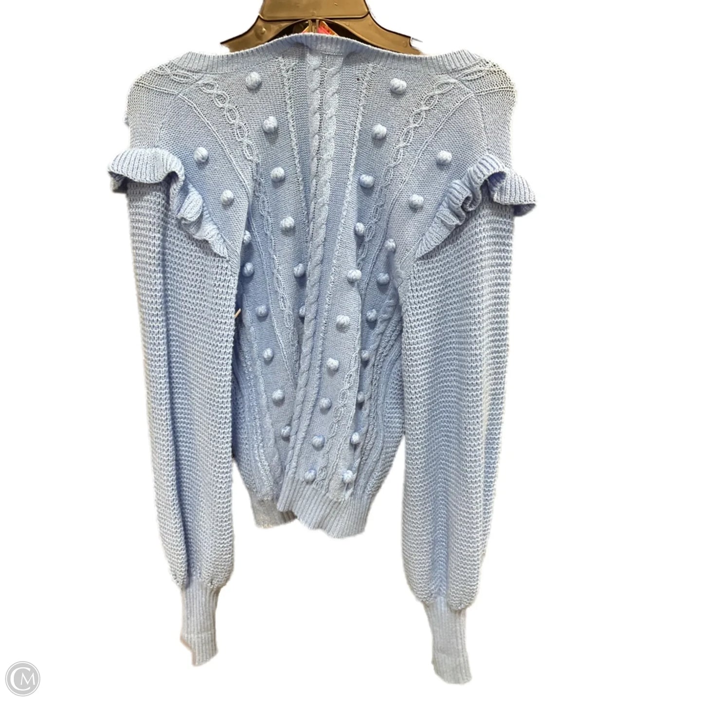 Sweater Cardigan Designer By Lilly Pulitzer In Blue, Size: M