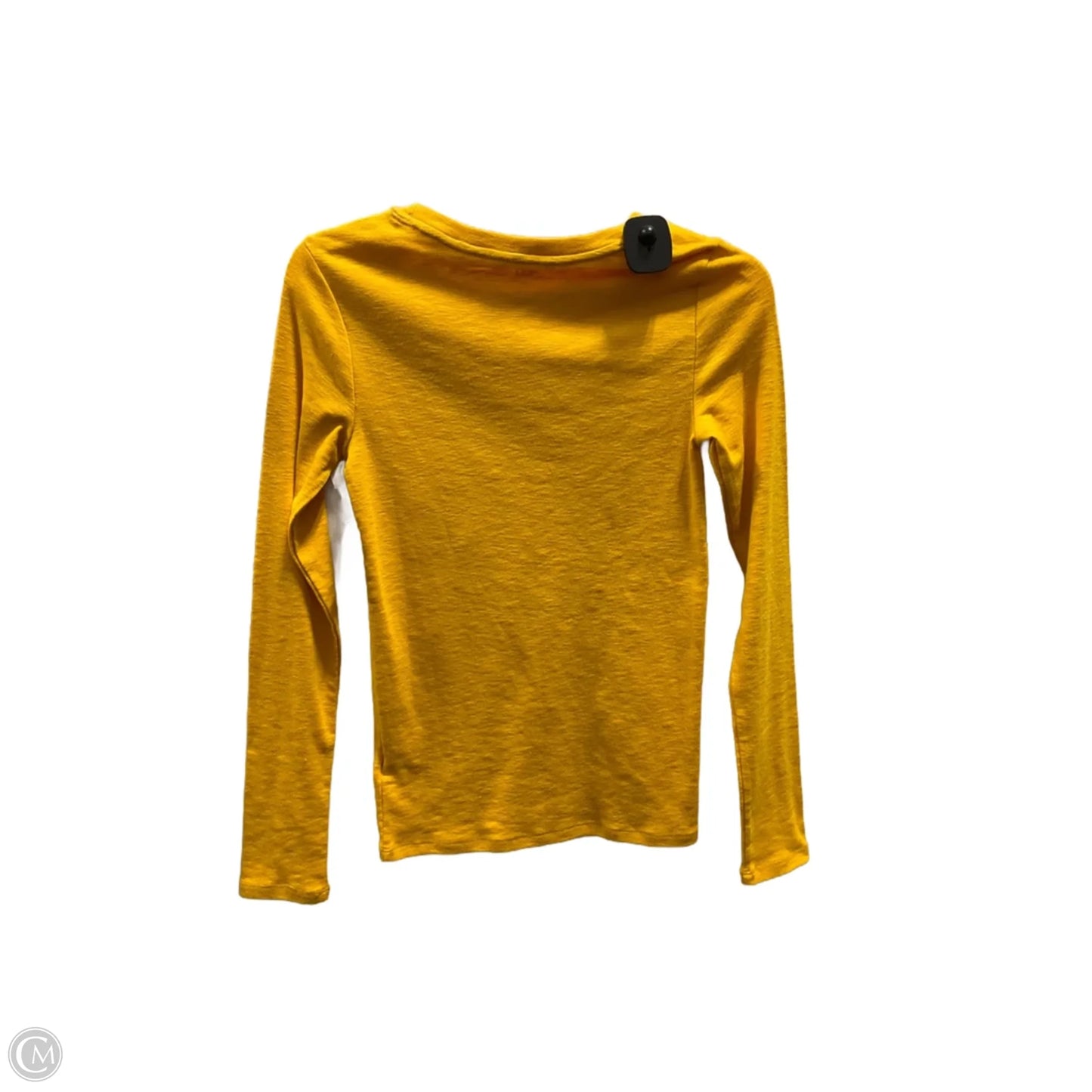 Top Long Sleeve By Gap In Yellow, Size: Xs