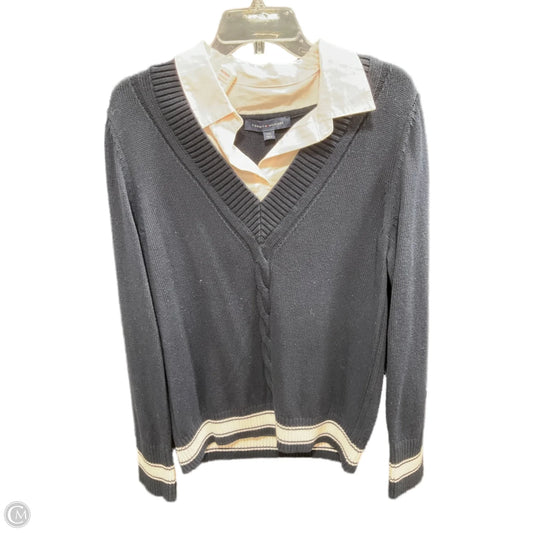 Sweater By Tommy Hilfiger In Navy, Size: L