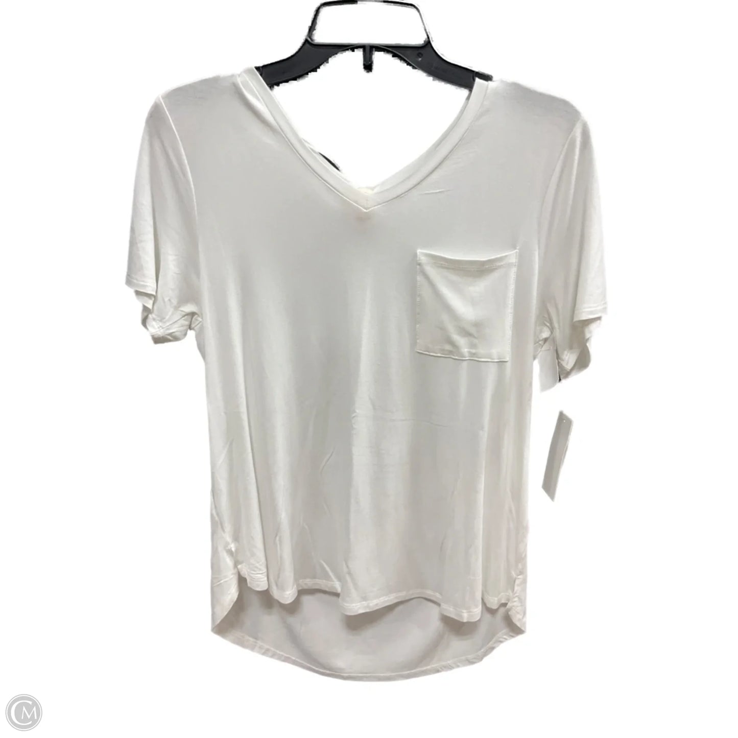 Top Short Sleeve By Grace + Karma In White, Size: M