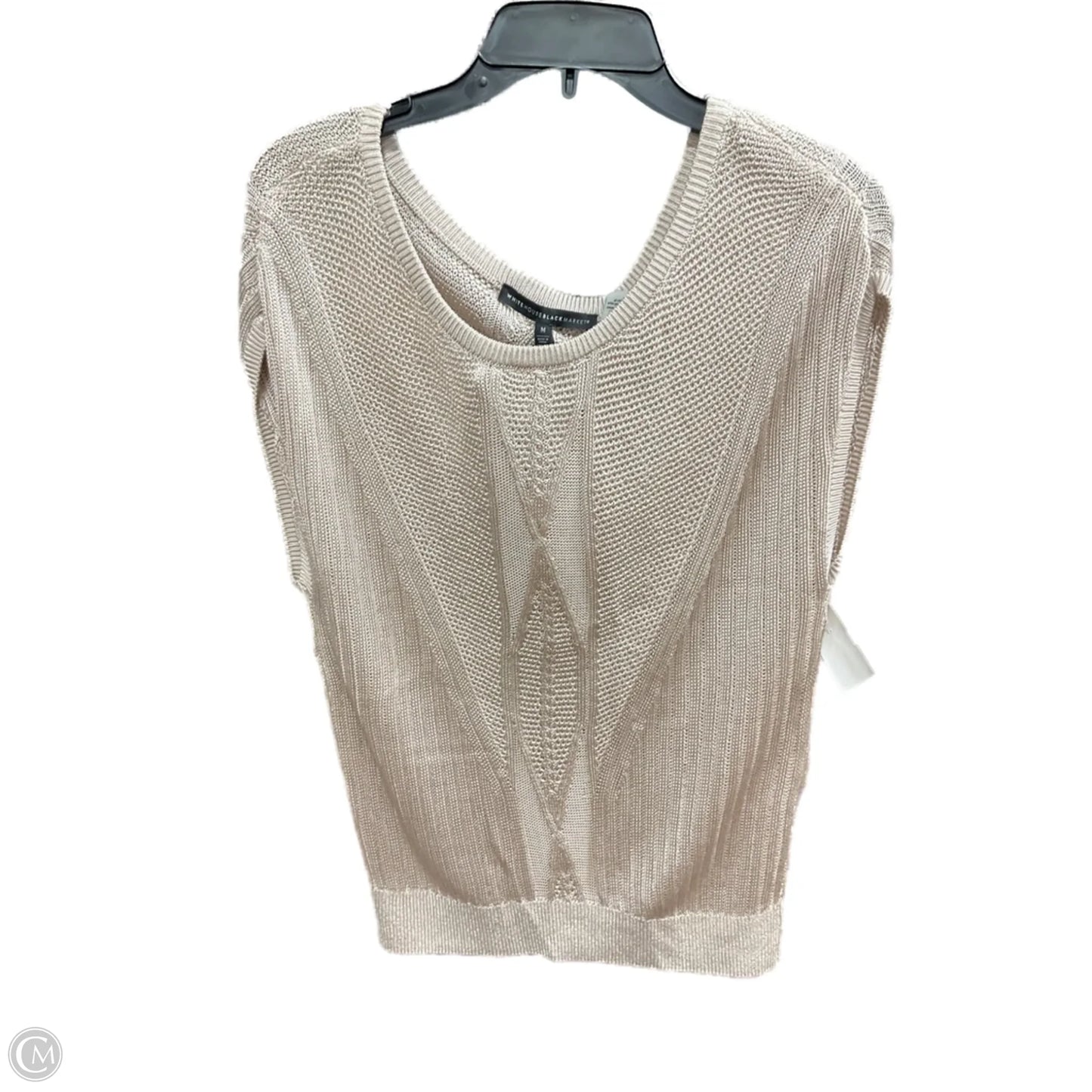 Top Sleeveless By White House Black Market In Beige, Size: M