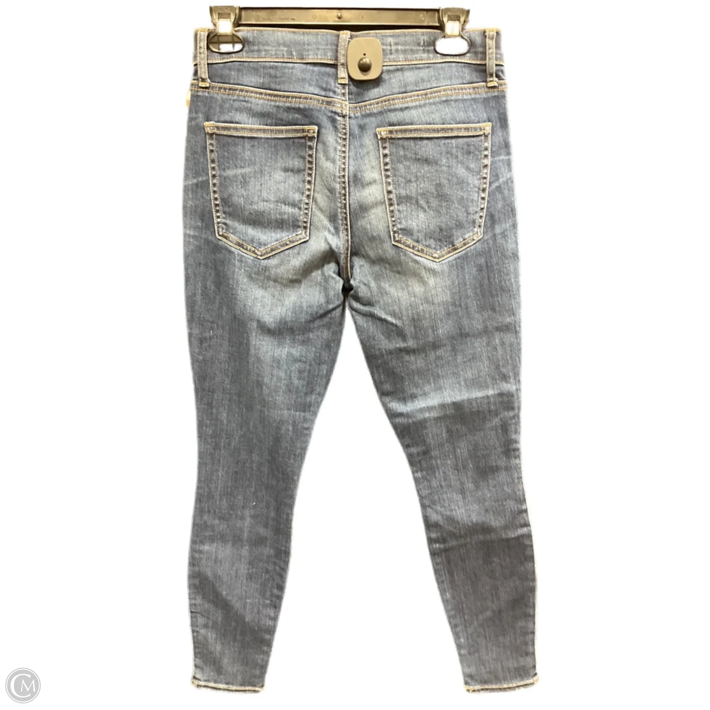 Jeans Skinny By Gap In Blue Denim, Size: 6