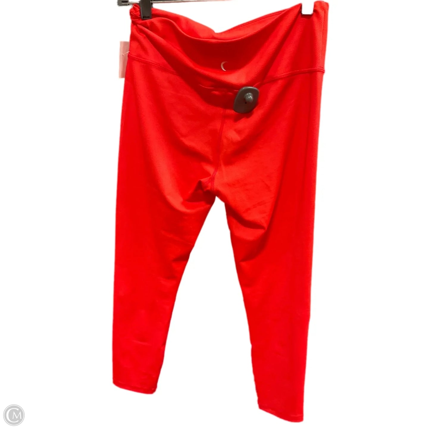 Athletic Leggings By Zyia In Red, Size: M
