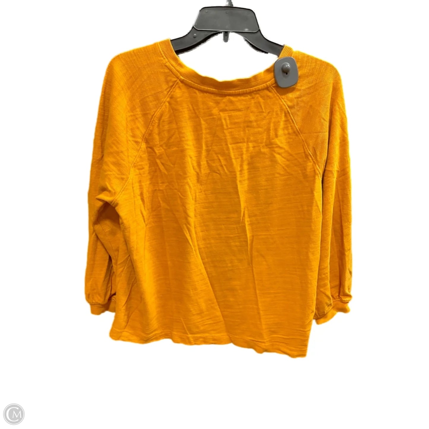 Top Long Sleeve By Loft In Yellow, Size: L
