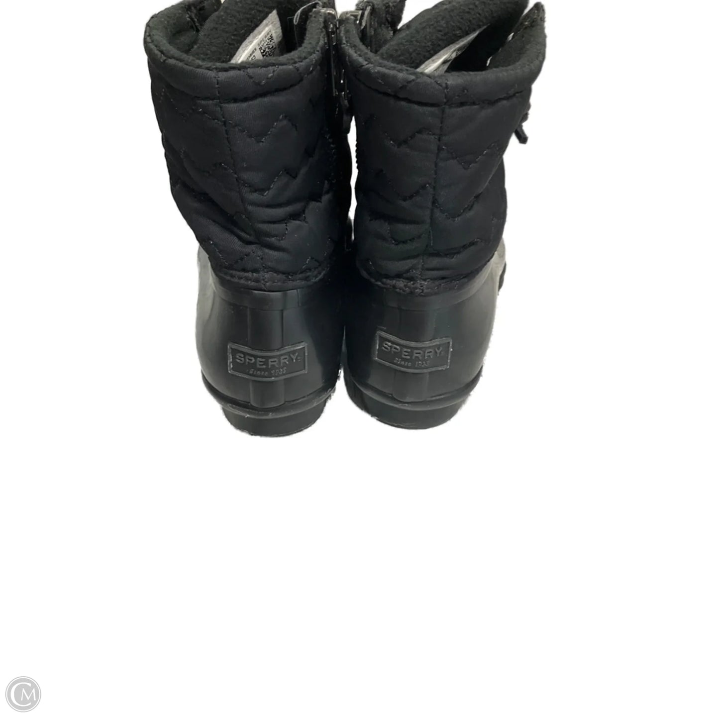 Boots Ankle Flats By Sperry In Black, Size: 7